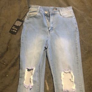 Medium wash jeans